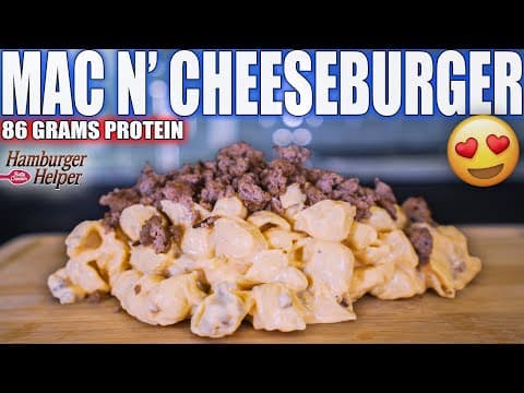Anabolic Mac and Cheeseburger - American Recipe Anabolic Mac and Cheeseburger - Delicious American recipe with easy difficulty. Perfect recipe converted from YouTube video to PDF format.