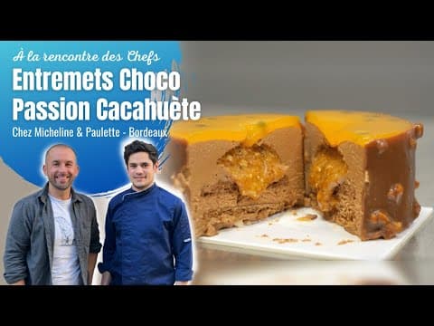 Passion Chocolate Mousse with Peanut Praline - French Dessert Passion Chocolate Mousse with Peanut Praline - Delicious French dessert with medium difficulty. Perfect recipe converted from YouTube video to PDF format.