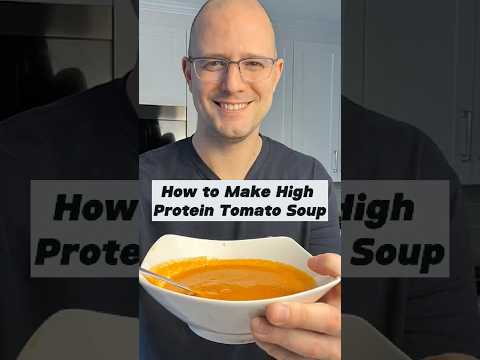How to Make High Protein Tomato Soup with Cottage Cheese!