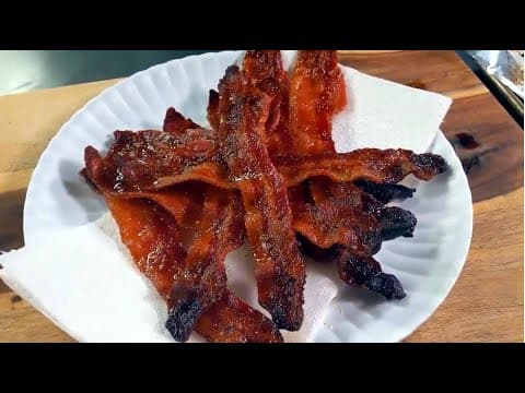 How to make perfect crispy bacon every time! Easy recipe
