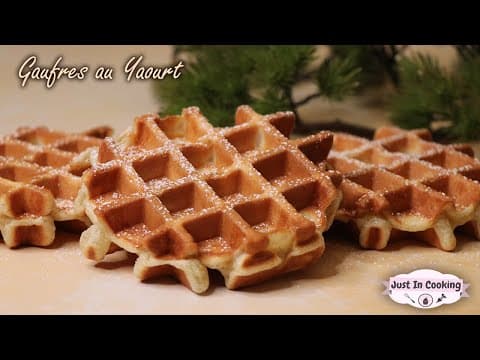 Fluffy Yogurt Waffles Without Butter