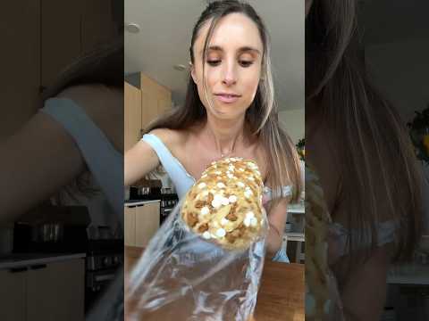 Biscoff white chocolate chip cookie ice cream sandwich