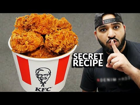 KFC Style Fried Chicken (Secret Recipe)