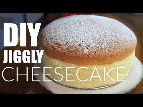 DIY JIGGLY Japanese Cotton CHEESECAKE Recipe