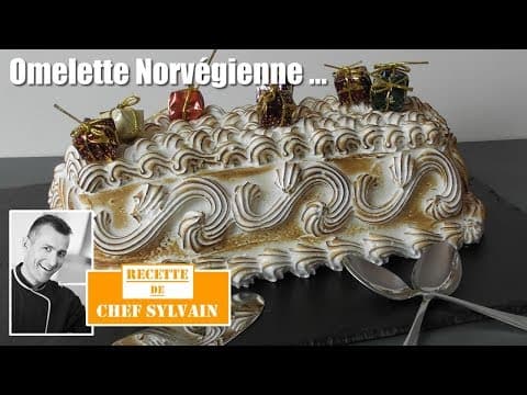 Omelette Norvégienne à la poire et caramel