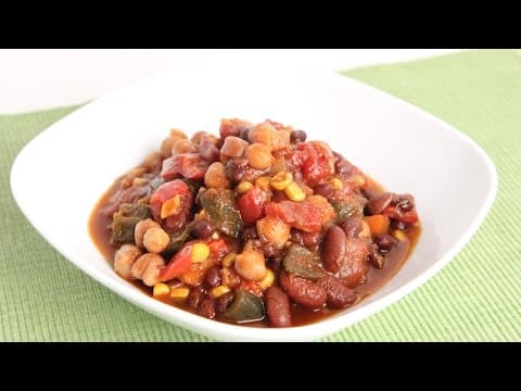 Three Bean Chili Recipe - Laura Vitale - Laura in the Kitchen Episode 978