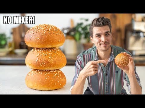How to Make Easy Vegan Burger Buns
