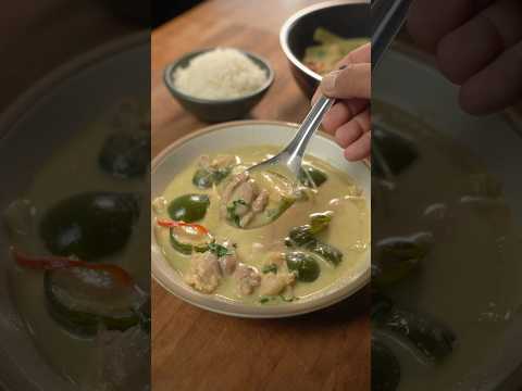 Thai Green Curry Recipe - Thai | Easy | Serves 4 Thai Green Curry - Thai recipe that serves 4 people. A easy difficulty cooking recipe converted from YouTube video with complete ingredients and step-by-step instructions.