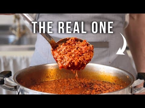 Traditional Ragù alla Bolognese